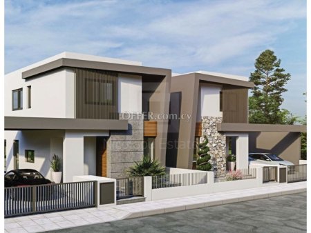 Semi detached three bedroom house for sale in Kolossi Limassol - 1