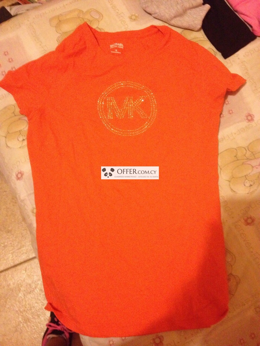michael kors t shirt orange