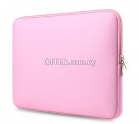 Sleeve Case Bag Carrying Waterproof 15.6" For Laptops Pink - 1