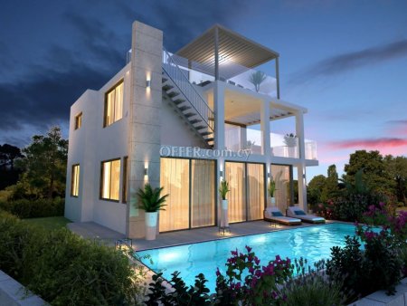 Modern Villa with Roof Garden in Protaras