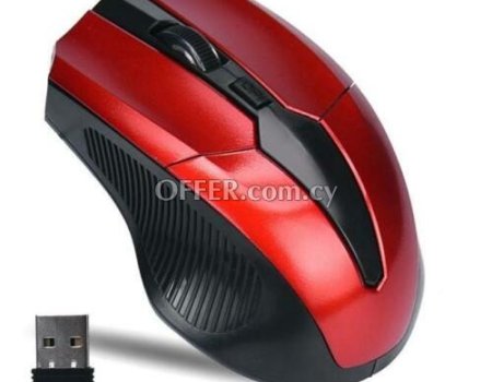 Hightech Mouse 2.4GHz Wireless Red