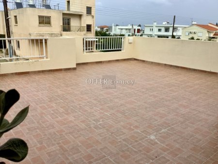 Two bedroom apartment with large veranda in Paralimni