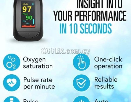 Finger Pulse Oximeter And Heart Rate - 3