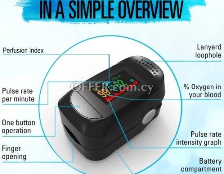 Finger Pulse Oximeter And Heart Rate - 4