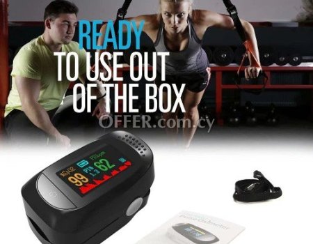 Finger Pulse Oximeter And Heart Rate - 2