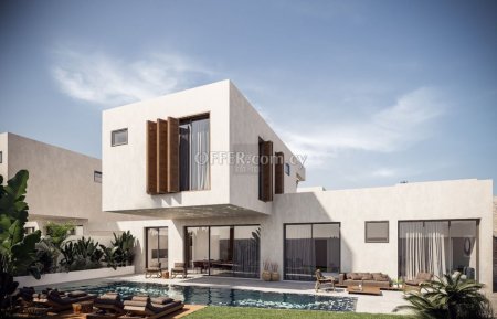 Modern Detached House with Pool and Sea View in Protaras