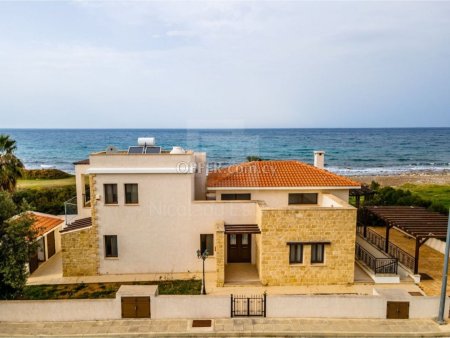 Beachfront luxury villa next to Latchi beach for sale in Pafos