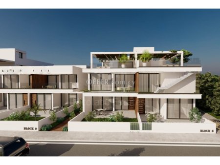New three bedroom apartment for sale in Livadhia area of Larnaca