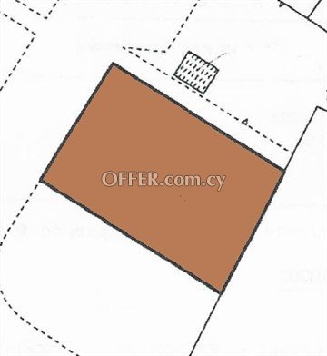 Residential Plot Of 704 Sq.m.  In Tseri, Next To A Sidewalk And A Gree