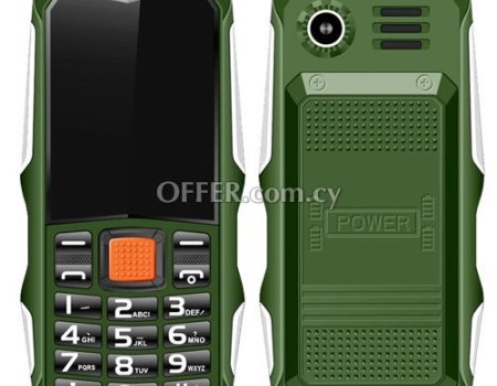 HAIYU H1 Shockproof Phone With Torch Green - 3