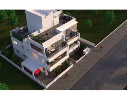 New three bedroom penthouse in Latsia area