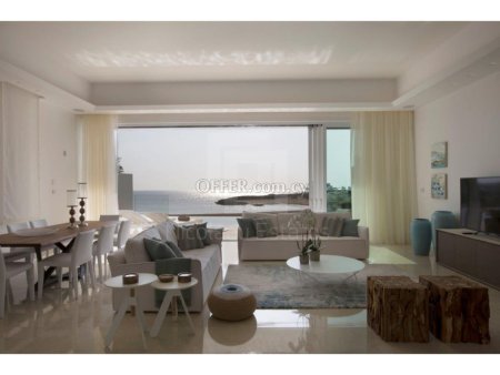 Luxury beachfront villa with hotel facilities and services in Protaras - 1