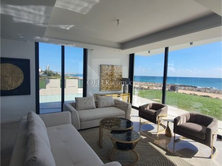 Luxury four bedroom villa on the sea front line in Agia Napa