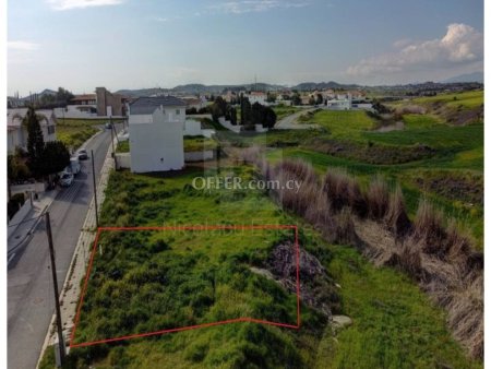 Residential plot of 650m2 at G.S.P. area in Strovolos Municipality