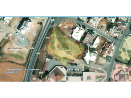 Residential land for sale in Lakatamia Anthoupoli area of 3140 sq.m. near Zorbas Bakeries