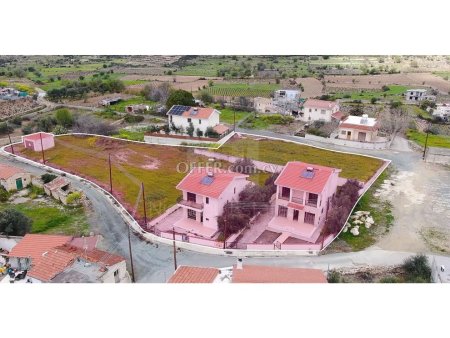 Two houses within a large residential field in Pachna village Limassol