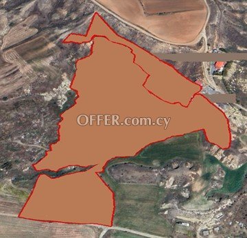 Two Large Pieces Of Land Of 48433 Sq.M.  In Pano Deftera, Nicosia