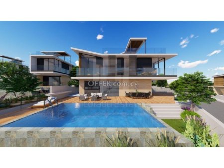 New five bedroom villa for sale in the front line of Kato Paphos