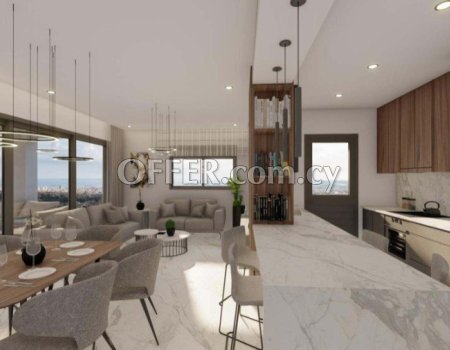 Under construction 2 bedroom modern apartment in Limassol with Unlimited view