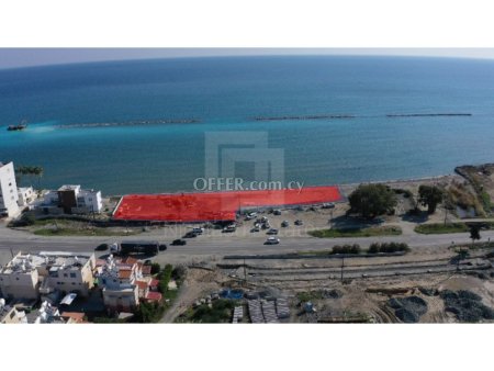 Beach front land for Investment in Larnaca in Dhekelia Road