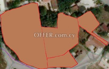 4 Residential Plots Of 3817 Sq.m.  In Konia, Pafos - 1