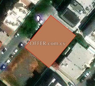 Residential Plot Of 566 Sq.m.  In Agioi Omologites, Nicosia