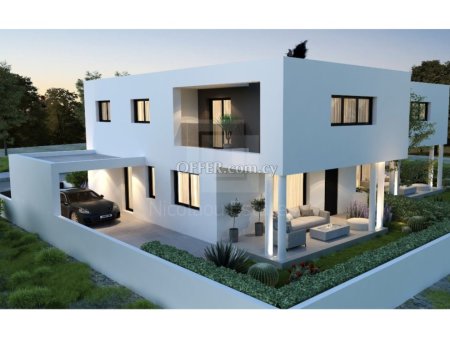 Modern Brand New Three Bedroom House for Sale in Levanta Area in Kallithea Dali
