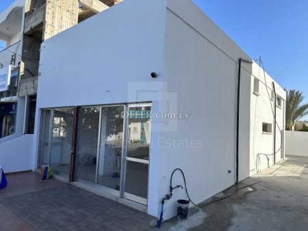 Shop of 130 sq.m. with 130 sq.m. mezzanine level For Sale or Rent in an excellent location in Agios Vasilios Strovolos - 1
