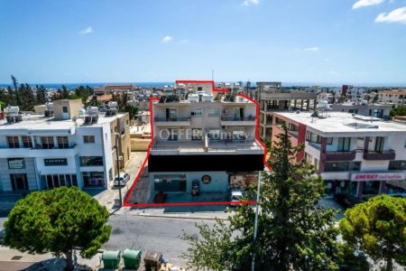 Three storey mixed use building in Geroskipou Paphos