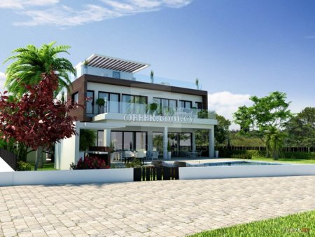 New Luxurious four bedroom beach front villa in Larnaca