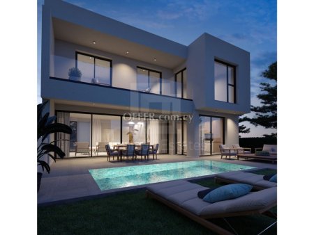 New four bedroom detached house in Livadhia area of Larnaca