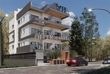 3 Bedroom Penthouse With Roof Garden  In A Prestigious Area In Agios A