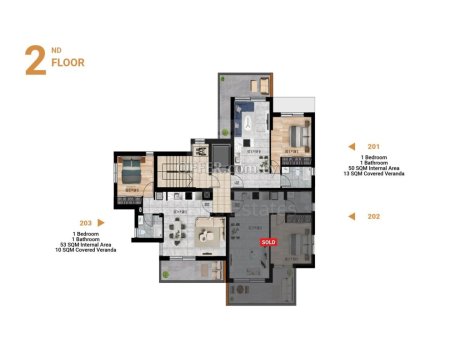 New one bedroom apartment with roof garden in Zakaki area near the New Casino - 4