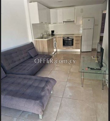 2 bedroom ground floor apartment With Yard  in Oroklini, Fully furnish