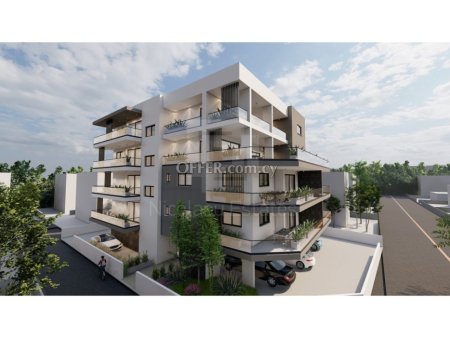 New three bedroom apartment with covered and uncovered verandas in Kaimakli area of Nicosia
