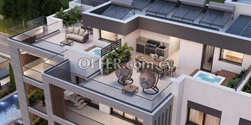 Luxury 2 Bedroom Penthouse With Roof Garden  In Germasogeia, Limassol - 5