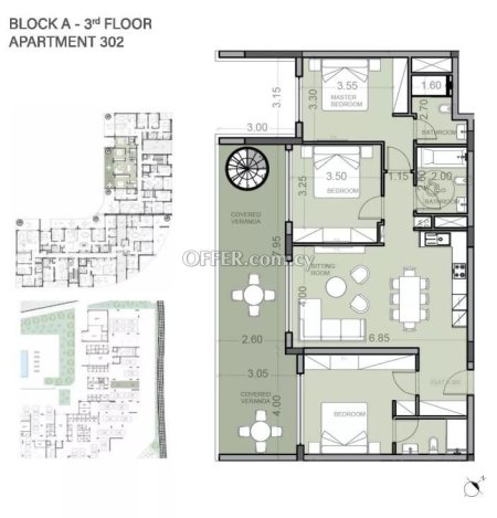 Apartment (Penthouse) in Kato Paphos, Paphos for Sale - 2