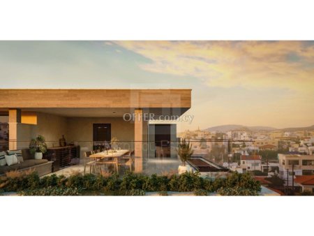Brand new luxury 3 plus 1 bedrooms penthouse apartment off plan in Agios Nektarios