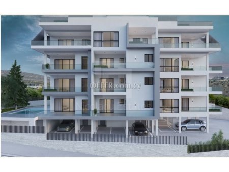 Brand new luxury 3 bedroom penthouse apartment with own swim.pool off plan in germasogeia