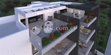 2 Bedroom Penthouse With Large Verandas  In Latsia, Nicosia