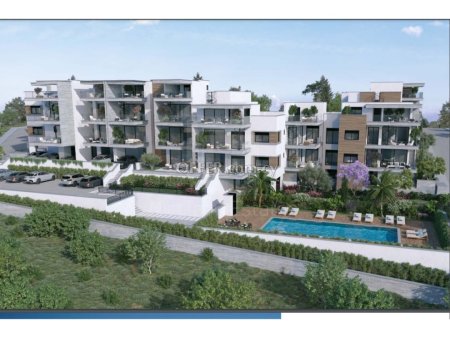 Brand new luxury 2 bedroom apartment with roof garden in Green Area Germasogeia