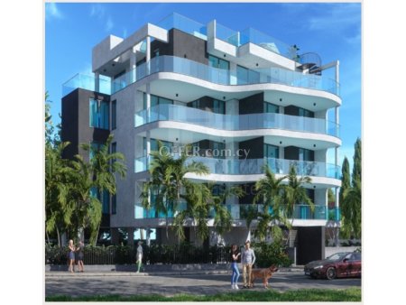 Brand new luxury 3 plus 1 bedrooms whole floor penthouse apartment under construction in Columbia Potamos Germasogeias