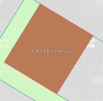 Residential Plot Of 546 Sq.m.  In Strovolos, Nicosia - Close To Makari