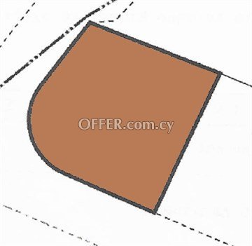 Corner Residential Plot Of 636 Sq.m.  In Lakatameia, Nicosia