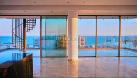 SEA VIEW THREE BEDROOM PENTHOUSE WITH ROOF GARDEN ONLY 150 M FROM THE SEA  FOR SALE