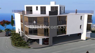 Luxury 3 Bedroom Penthouse With Large Veranda  In Chloraka, Paphos