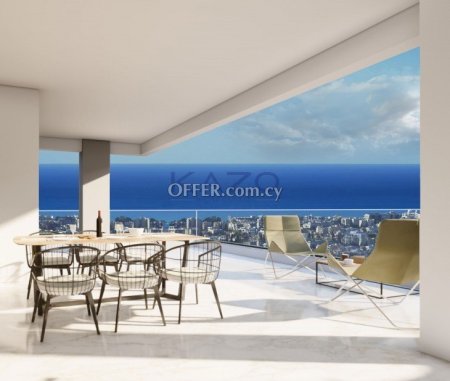 Three Bedroom Penthouses with Sea View and Private Pool for Sale in Agios Athanasios