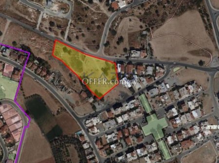 Big Residential Land for Sale in Kato Polemidia