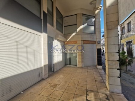 Shop for Rent in Agia Triada Area, Limassol, Cyprus.