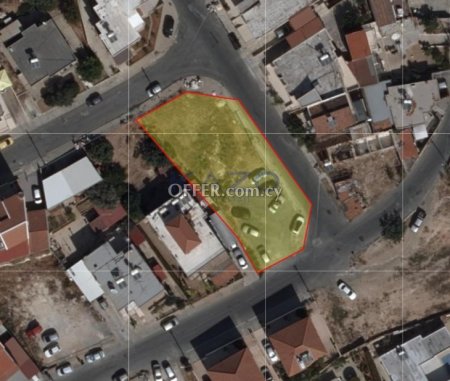 Corner Residential Plot for Sale in Agios Athanasios Area, Limassol, Cyprus